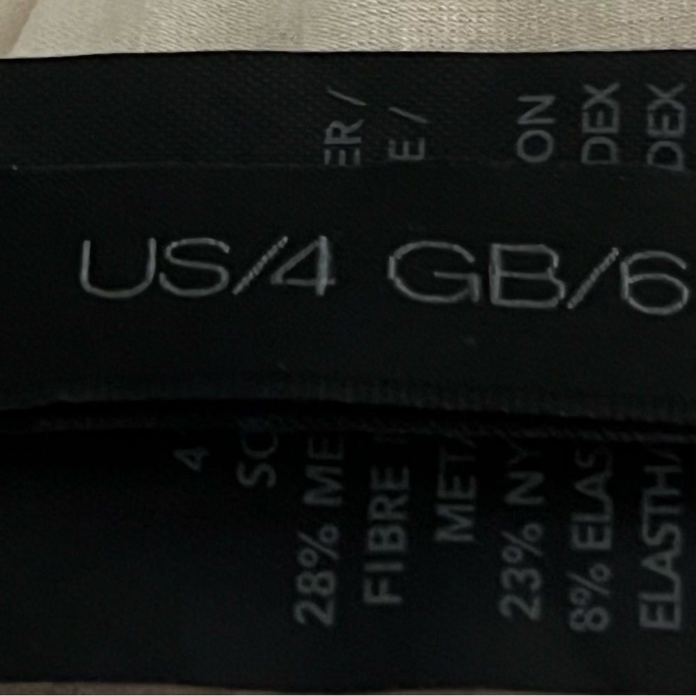 Donna Karan Sz US 4, GB 6 Ecru Silk Skirt - Picture 16 of 16